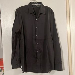 Theory gray mens 100% cotton shirt
